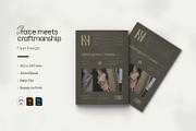Grace Meets Craftmanship - Flyer, a Flyer Template by VUNIRA (Thumbnail 1 of 3)