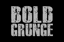 Bold Grunge - Grunge Font Types