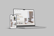 Macbook and iPhone Mockup, a Mac Mockup by lamorastudio (Thumbnail 4 of 11)