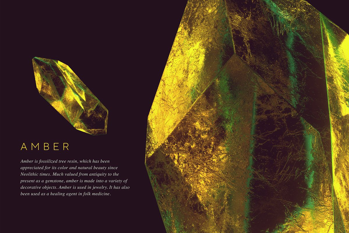 Gemstones & Crystals, an Object Graphic by RuleByArt (Photo 3 of 18)