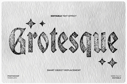 Stamp Text Effect