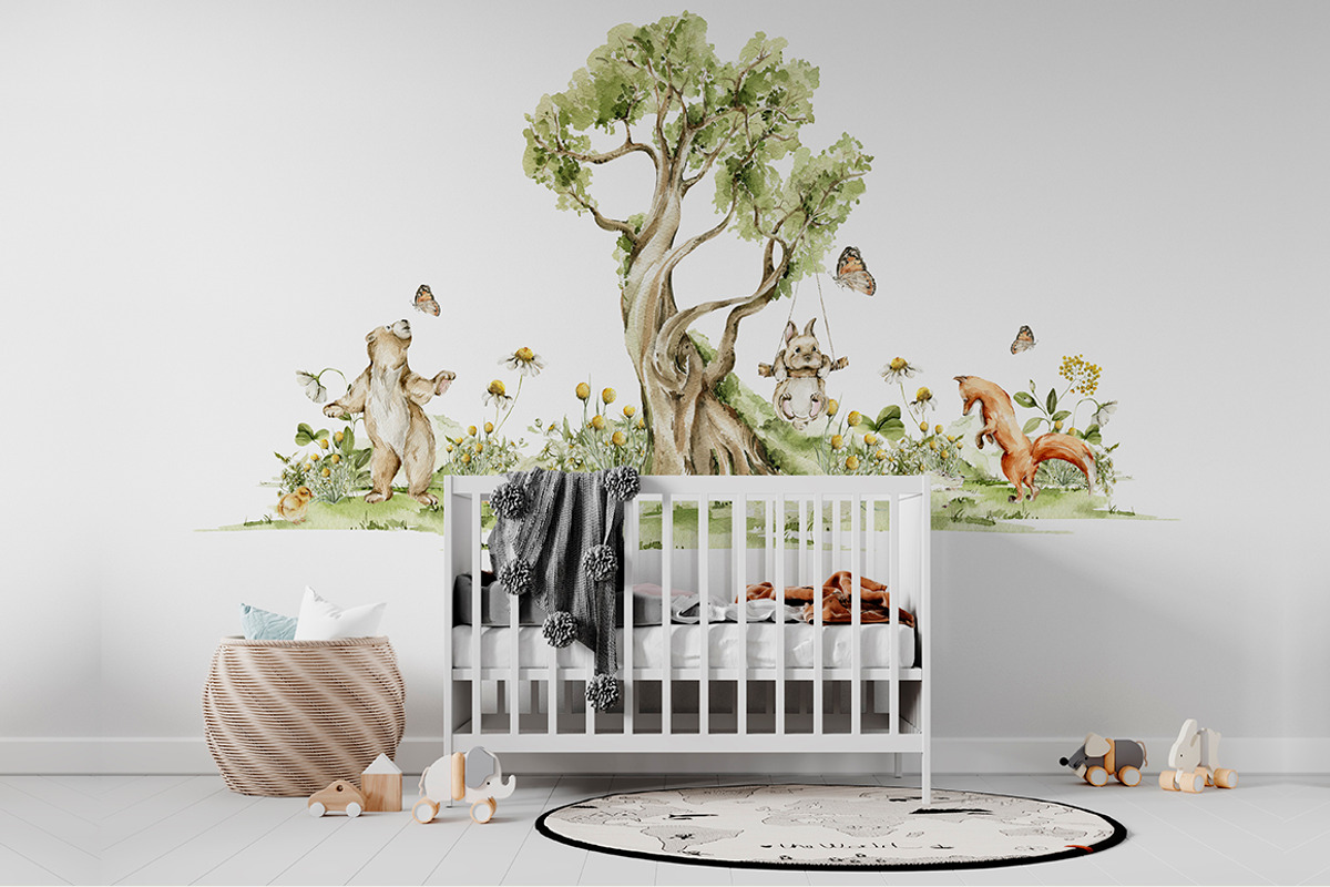 Spring woodland Baby animals clipart, an Animal Illustration by 60secondsArt (Photo 10 of 14)