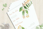 Floral Watercolor Wedding Suite, an Invitation Template by Love Design (Thumbnail 4 of 15)