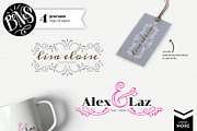 Catchwords, ampersands & swirls, a Decorative Illustration by HowJoyful  (Thumbnail 3 of 6)