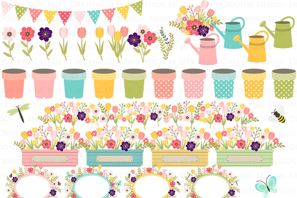 Blooming Garden, Flower, an Illustration by Mia's Graphic Design (Photo 5 of 10)