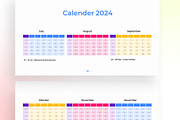 2024 Calendar PowerPoint Infographic, a Presentation Template by Digitcase x Wealthwells (Thumbnail 4 of 4)