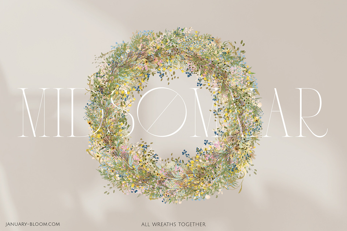 WILDER GARTEN delicate whimsy floral, a Decorative Illustration by January Bloom (Photo 19 of 27)