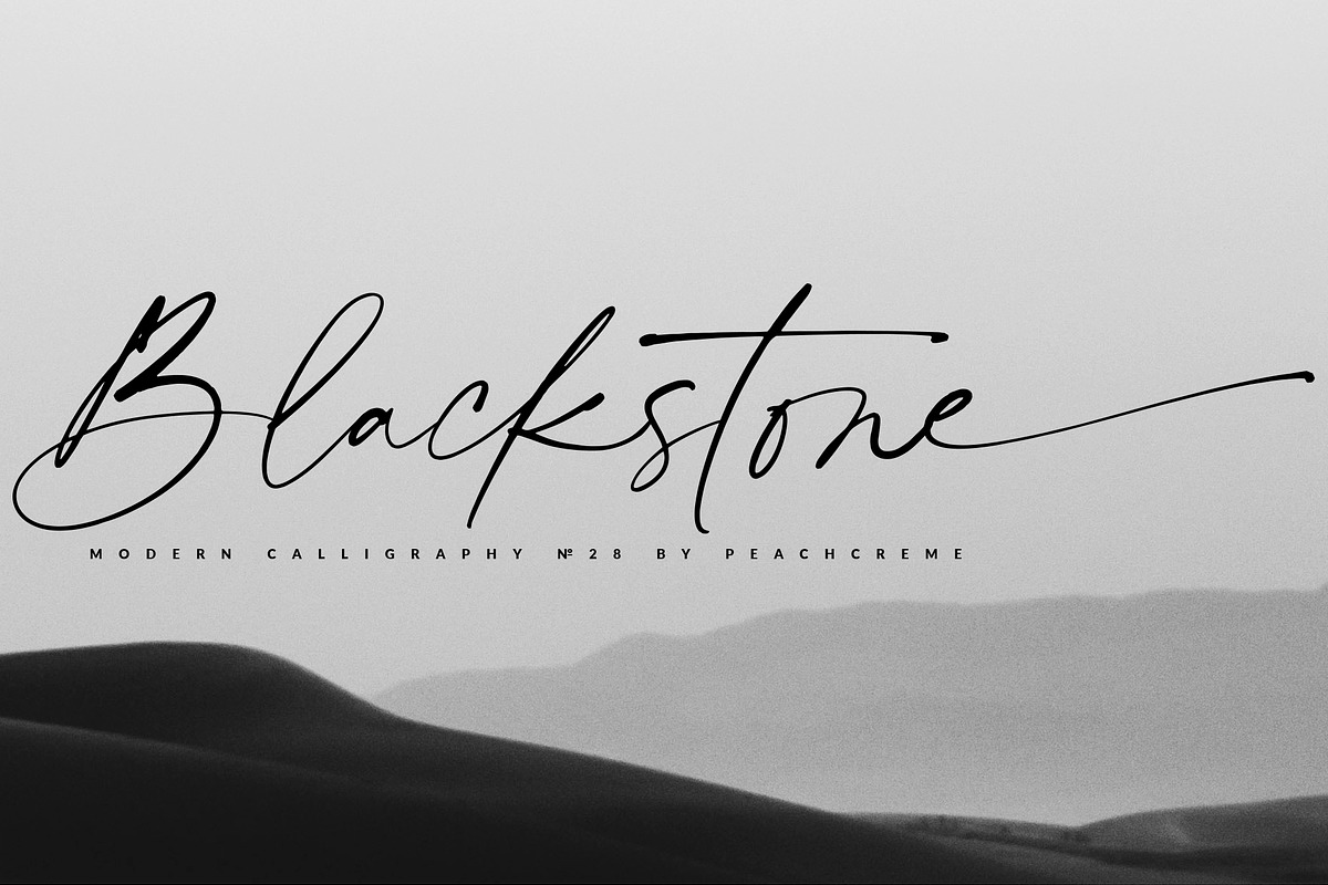 Blackstone// Casual Chic Font SALE!