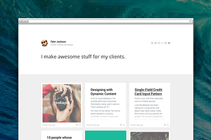 Creator tumblr theme