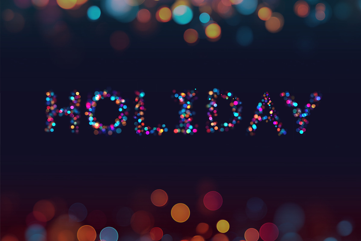 Colorful Bokeh Letters Overlays, a Symbol Font by PhotoSpirit (Photo 4 of 8)