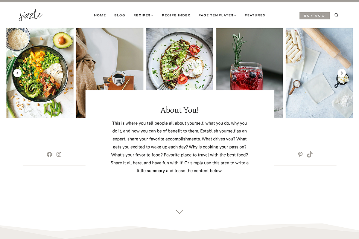 Sizzle Kadence WordPress Theme, a WordPress Template by Coach Linz (Photo 9 of 9)
