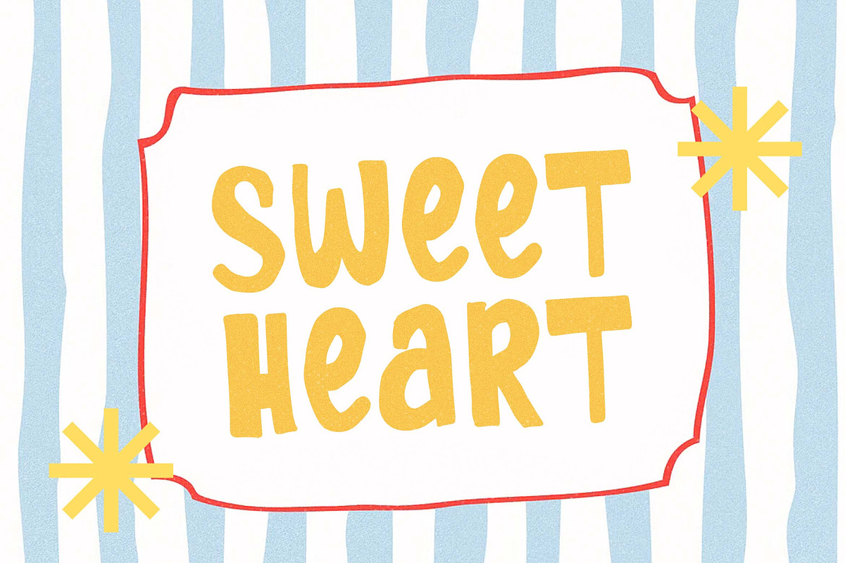 Salty Coast a Playful Ugly Font, a Handwritten Font by Blankids Studio (Photo 4 of 10)
