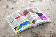 Magazine Mockup Template Set, a Books & Magazine Mockup by ArtDom (Thumbnail 6 of 10)