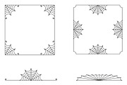 Cobweb Decorative Elements, an Object Graphic by Kessens (Thumbnail 3 of 8)