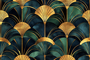 Art Deco Glam Seamless Pattern, a Pattern Graphic by Printable Treasure (Thumbnail 2 of 7)