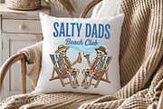 Funny Skeleton Salty Dads Beach Club, an Illustration by OK Design (Thumbnail 4 of 5)