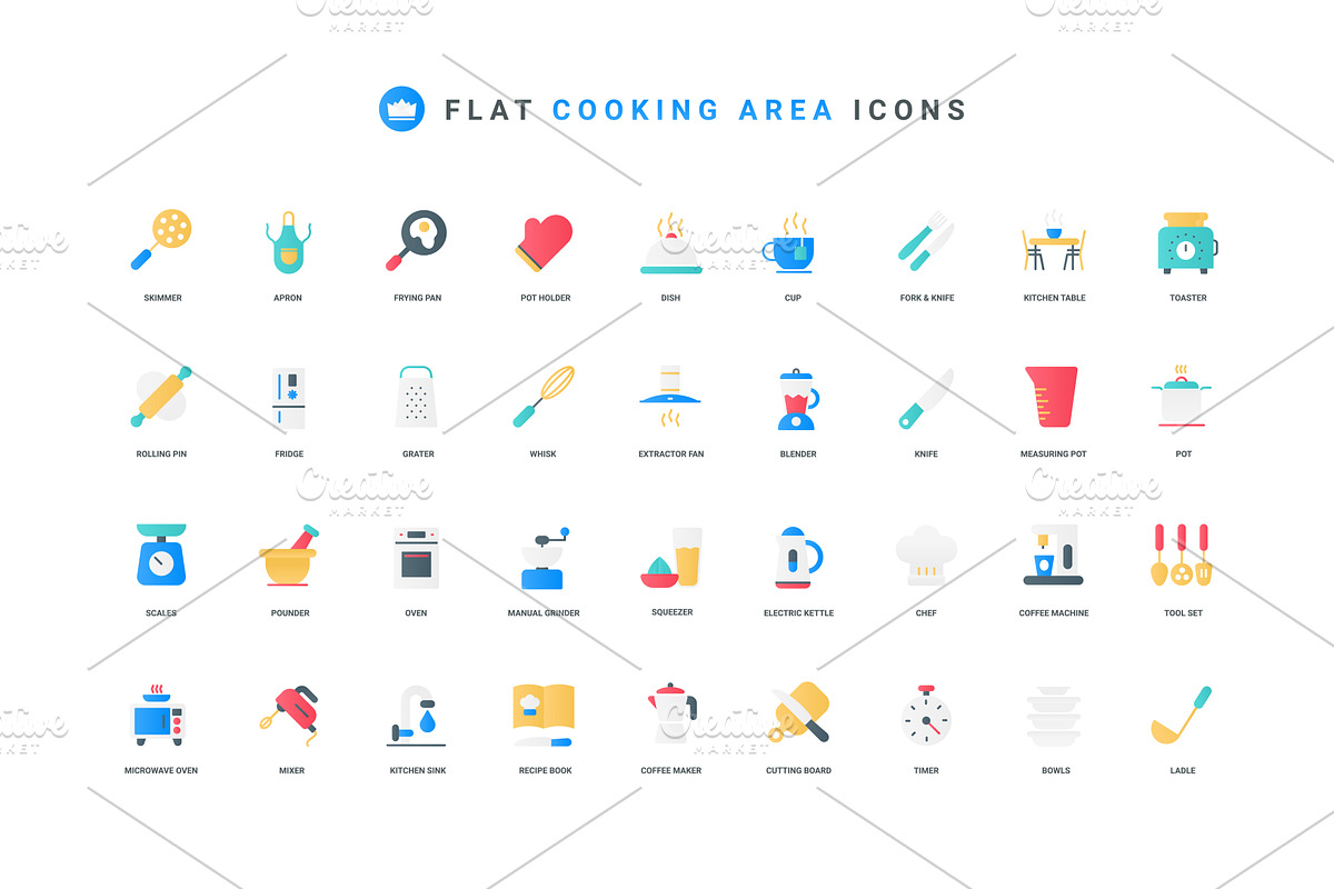 Chefs tools for cooking, home, an Object Illustration by Lemberg Vector
