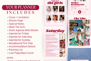 Bachelorette Party Itinerary Planner