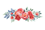 Spring Watercolor Flowers, an Illustration by jahid234 (Thumbnail 3 of 15)