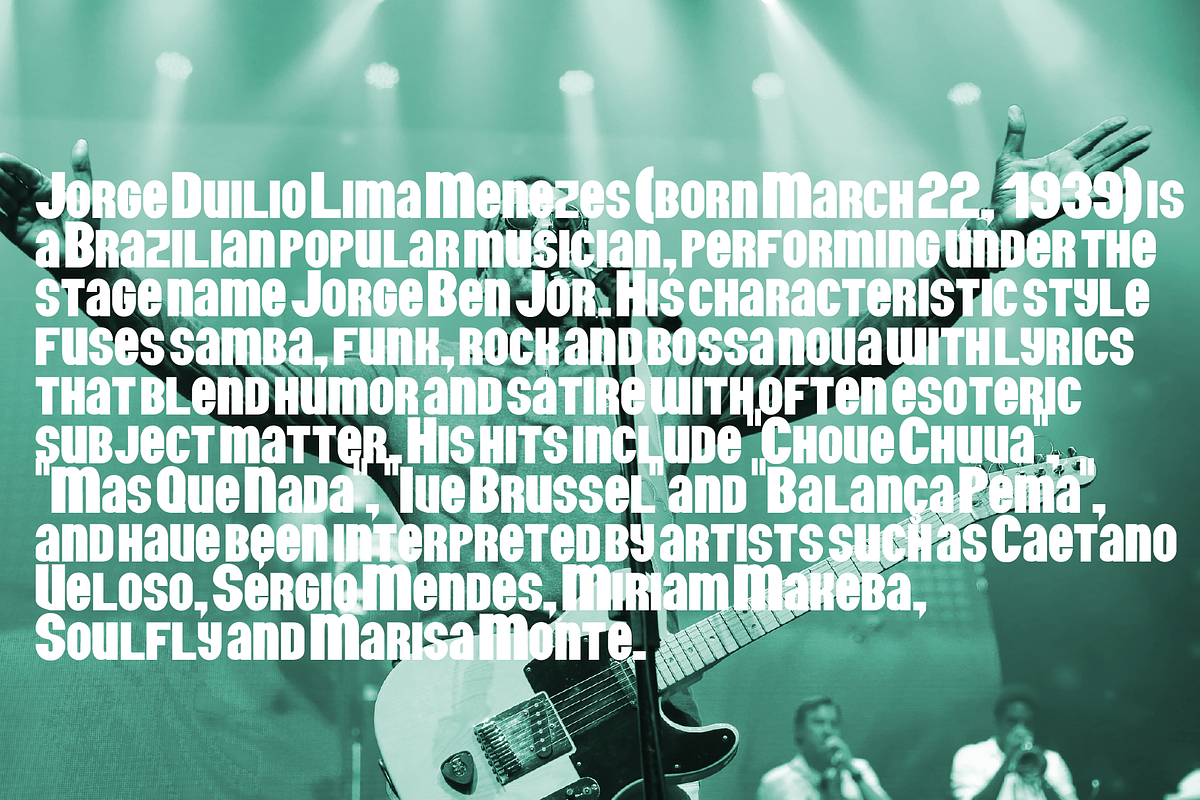 Benjor Tropicalia, a Font by Incstone Design by Megami (Photo 4 of 8)