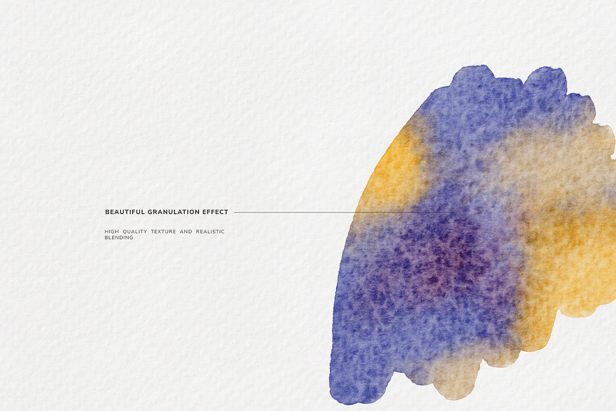 Granulating Watercolor brush set, a Brush Add-On by nathalieclaire (Photo 6 of 10)