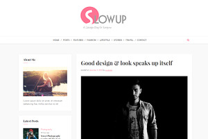 Slowup A Responsive Wordpress Theme