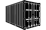 Shipping container silhouette, a Transportation Illustration by abu67222 (Thumbnail 10 of 13)