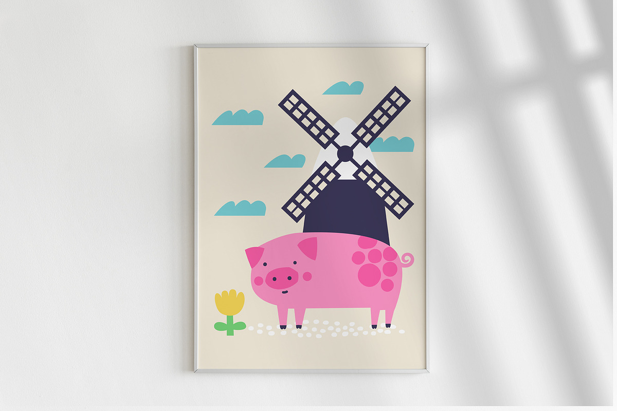 Cute Farm. Prints and patterns set, an Animal Illustration by Oliana Moroz (Photo 17 of 21)
