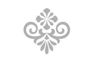 Damask graphic ornament. Floral, an Illustration by RODINA