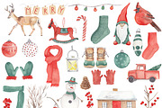 Christmas clipart and patterns, an Animal Illustration by Visual Animal (Thumbnail 2 of 8)