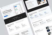 SAAS Banking Landing Page Design, a Landing Page Template by UiDex (Thumbnail 2 of 4)