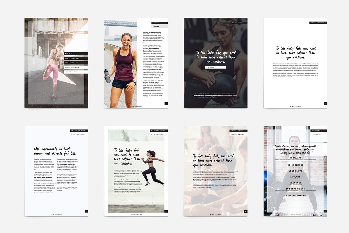 Fitness Modern Ebook Template, a Magazine Template by Providence Studio (Photo 3 of 6)