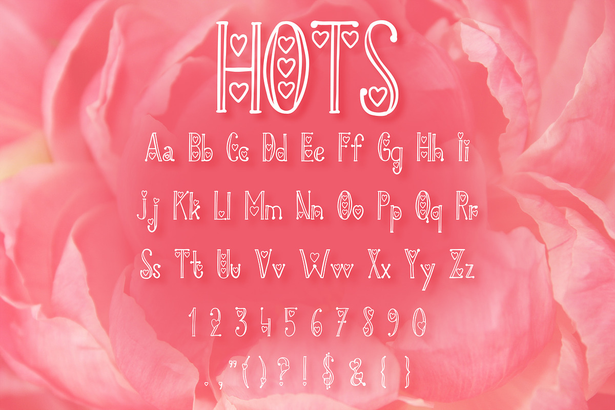 HOTS - Perfect Valentine's Day Font preview 2
