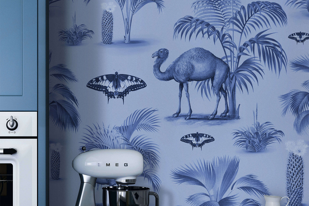 Saharan Oasis Seamless Pattern, a Pattern Graphic by PrintyleStudio