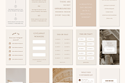 Instagram Stories Pack for Canva, a Social Media Template by Blog&Glow (Thumbnail 2 of 7)