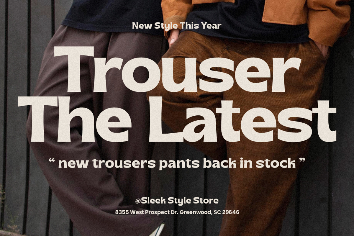 Chales Rientta – Retro Sans, a Sans Serif Font by HansCo Studio (Photo 6 of 10)