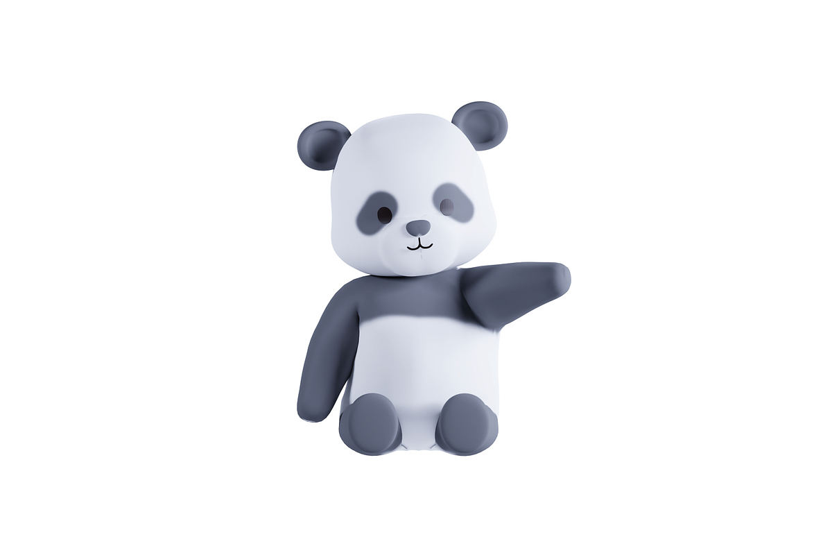 3D Pack Cute Animal Panda, an Animal 3D Model by Astuti Studio (Photo 7 of 11)