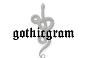 gothicgram font, a Blackletter Font by jsorondo98 (Thumbnail 1 of 3)