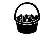 Easter Basket Icon SVG, an Icon by PinkHouseCollection (Thumbnail 3 of 5)