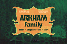 ARKHAM Display Family + Extras