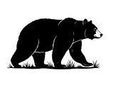 Nature Wildlife Bear Silhouette Bund, an Illustration by Designs_River (Thumbnail 11 of 51)