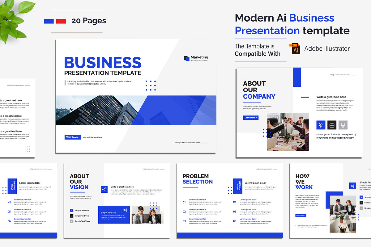 Business Plan Presentation Template, a Presentation Template by creative-mint (Photo 1 of 10)