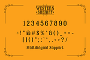 Western Sheriff - Cowboy Font, a Serif Font by Sronstudio (Thumbnail 12 of 12)
