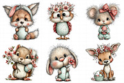 Whimsical Easter Animals Clipart PNG, an Illustration by Daily.Designs (Thumbnail 6 of 8)
