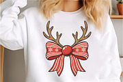 Christmas Reindeer Bow Png,Coquette, an Illustration by Libby Wishes (Thumbnail 3 of 6)