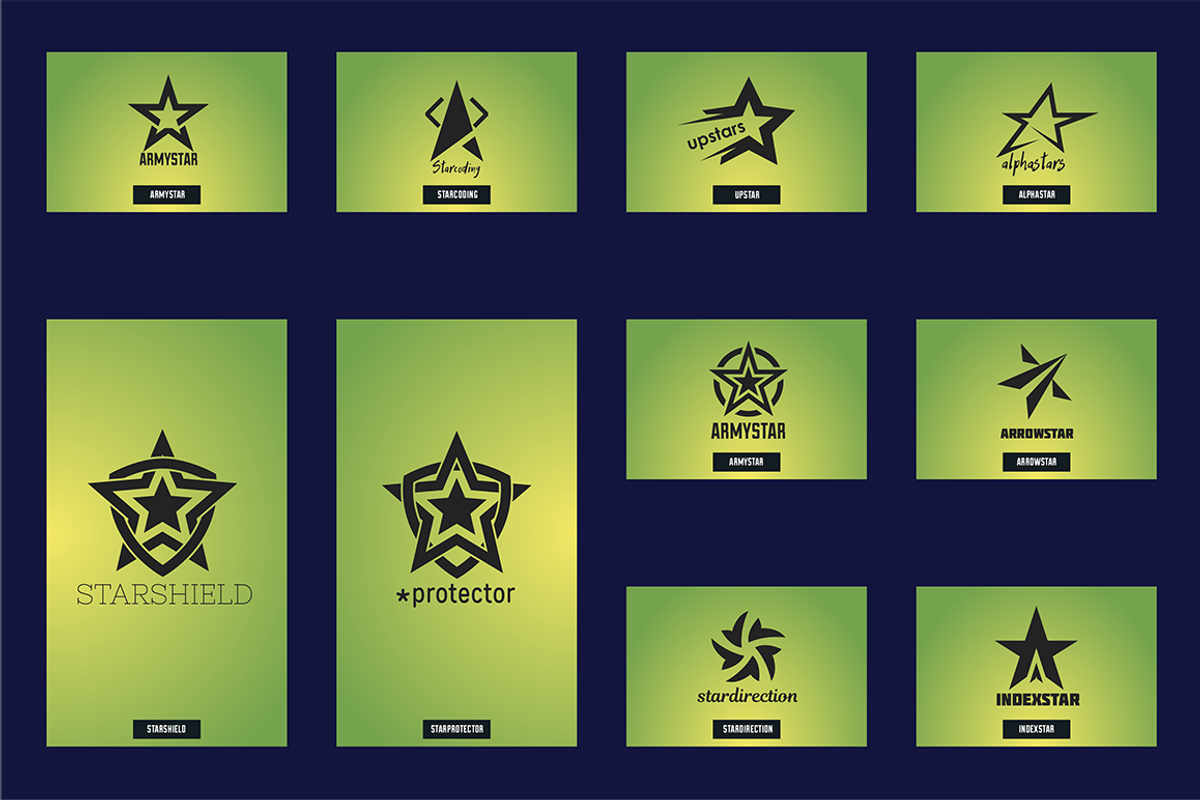 Star logopack, a Branding & Logo Template by airunreal (Photo 5 of 7)
