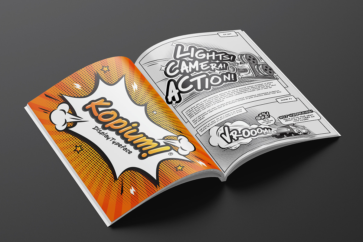 Kopium, a Handwritten Font by illustrated (Photo 7 of 12)