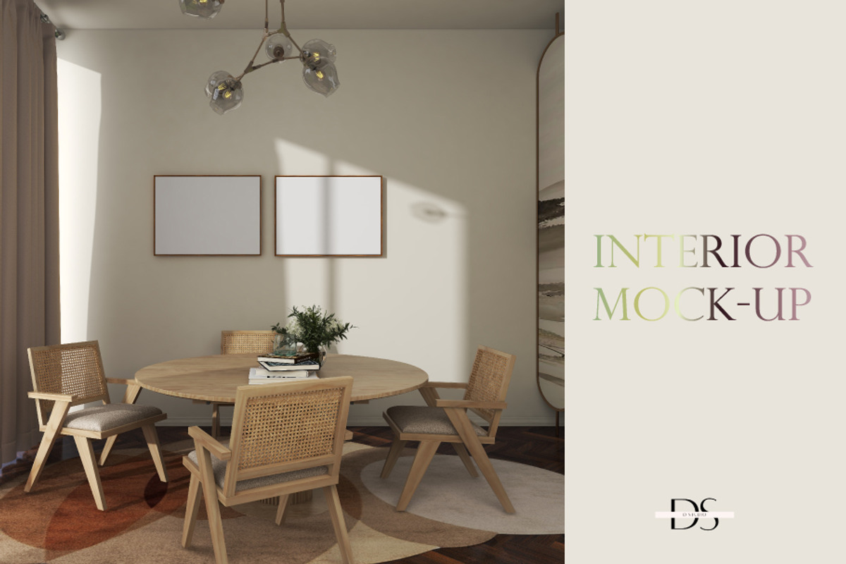 Frame mockup for wall art, a Print Template by DSTUDIO888 (Photo 1 of 4)