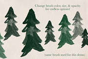 Painted Pine Trees, a Brush Add-On by Chelsea Bromley (Thumbnail 4 of 5)