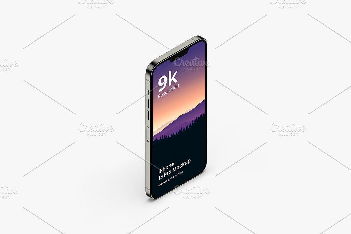 iPhone 13 Pro Mockup, an iPhone Mockup by Mockupia (Photo 8 of 27)